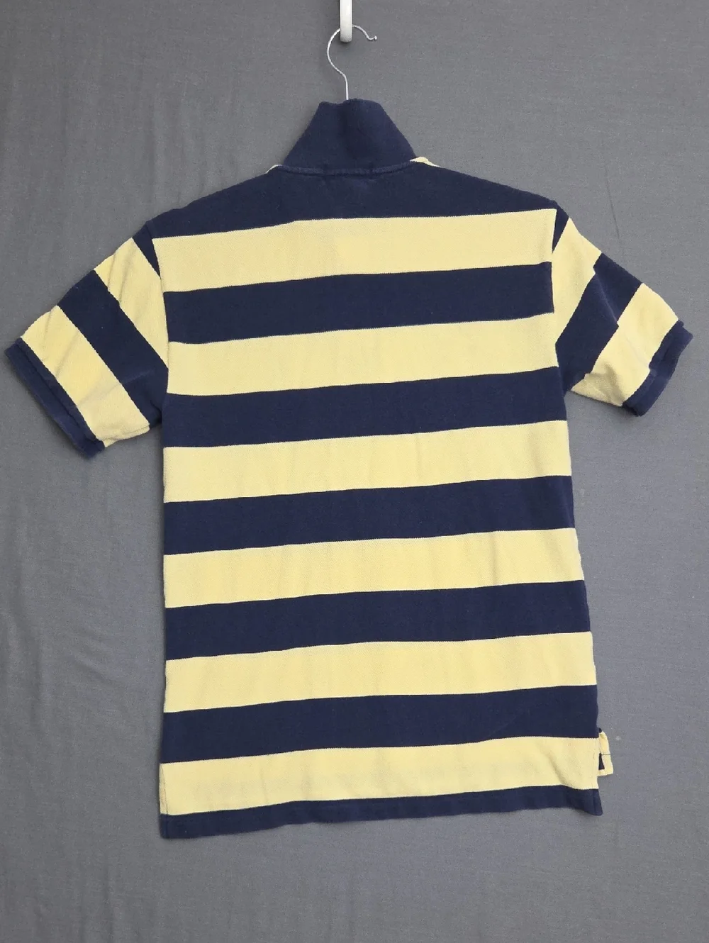 Ralph Lauren Polo Short‎ Sleeve Striped Polo - Navy & Yellow